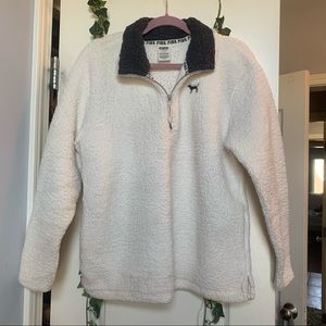 Victoria’s Secret PINK Sherpa quarter zip